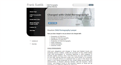 Desktop Screenshot of houstonchildpornographyattorney.com